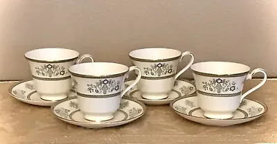 Minton China Henley Cup & Saucer Set(s) 3” Qty. 4 England EUC • $70