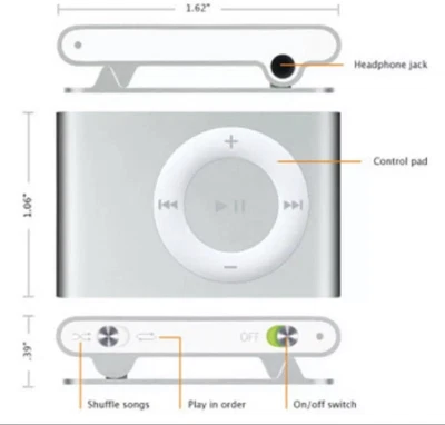 $50 • Buy Apple IPod Shuffle 2nd Generation Silver