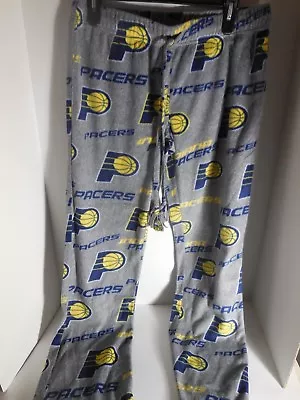 New Indiana Pacers NBA Warm Fleece Lounge Pants Unisex  Large Grey • $39.99