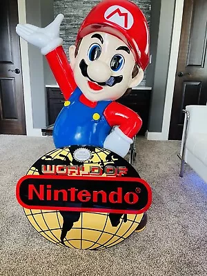 ⭐️NO RESERVE Huge Mario Statue Nintendo Store Display Life Size Statue Arcade • $730