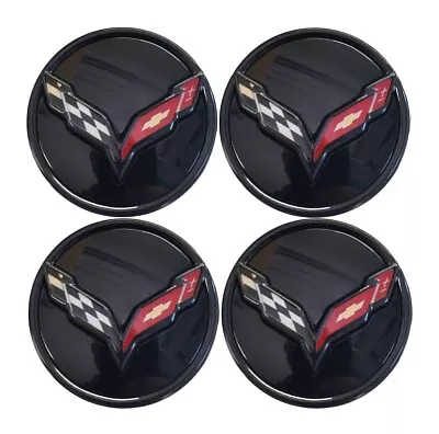 $169.95 • Buy GM Gloss Black Corvette Center Cap 2014-2019 C7 Stingray Z06 ZR1 Grand Sport