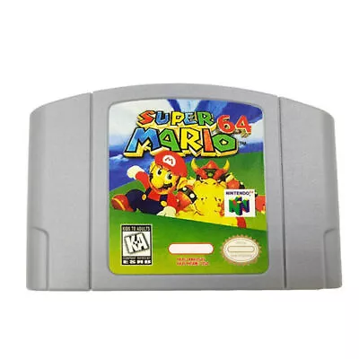 Super Mario 64 Game Cartridge Console Card For Nintendo N64 US Version • $18.89