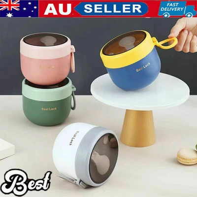 $15.12 • Buy 600ml Lunch Box Thermos Food Flask Stainless Steel Insulated Jar Container 20XD