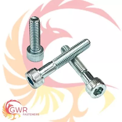£130.88 • Buy M8 Cap Screws Hexagon Socket Head Allen Key Bolts 12.9 High Tensile Zinc Plated