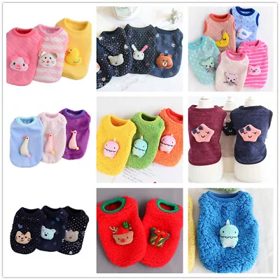 XXS XS Teacup Dog Sweate Puppy Coat Pet Clothes For Yorkie Chihuahua Maltese Cat • $3.79