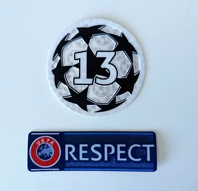 2021/22 UEFA Champions League Patch Set Real Madrid UEFA Respect Patch • $12.99