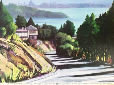 $35 • Buy Vintage Woodward Payne Tiburon Poster Nut Tree California 1978