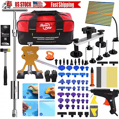 97Pcs PDR Car Dent Paintless Repair Kits Tools Puller Push Rods Removal Body Kit • $60.99