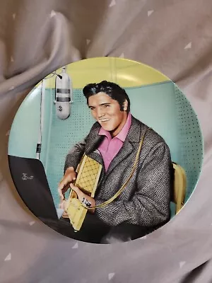 Elvis Presley A Studio Session Plate - Delphi Looking At A Legend Collection #6 • $20