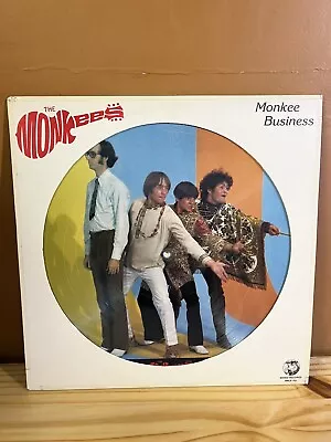 The Monkees – Monkee Business 1982 RNLP701 12  Pic Disc Record VG+ EX • $24.49