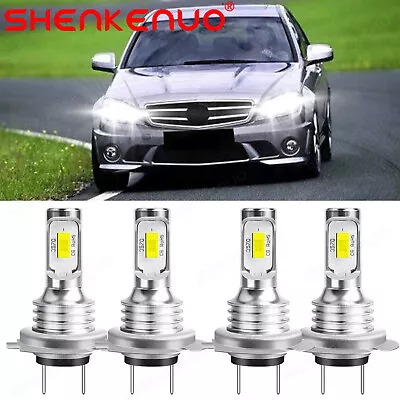 For Mercedes-Benz C250 C300 C350 - 4x Combo Headlight High & Low Beam LED Bulbs • $26.56