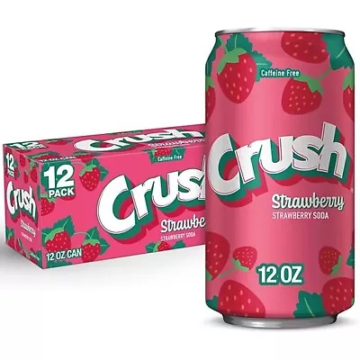 Soda Crush à La Fraise 12 X 355ml  • $21.69