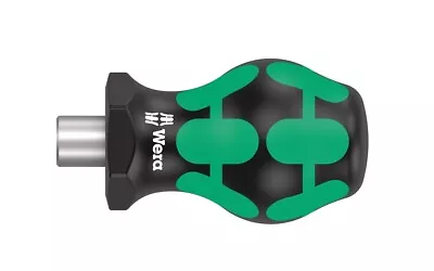 Wera 008880 1/4 Hex Kraftform 811/1 Micro Stubby Magnetic Bit Holder Screwdriver • £11.98