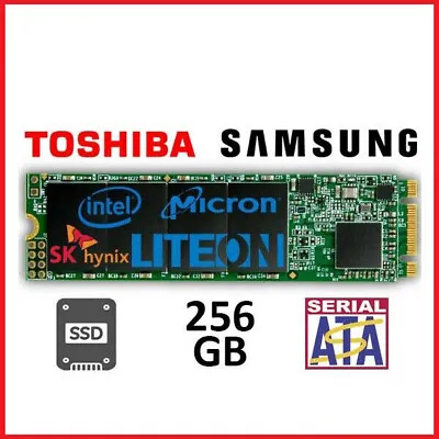 256GB SSD M.2 SATA 2280 - Up To 6Gbps - Internal PC & Laptop  - Various Brands • £12.85