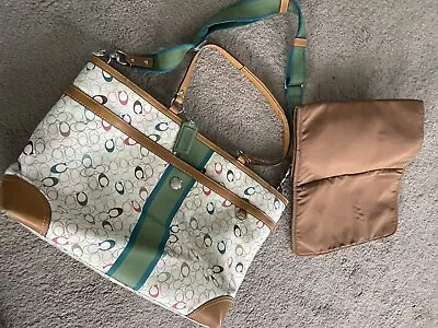 Coach Leather Diaper Nappy Bag • $210