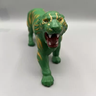 Vintage Battle Cat 1983 MOTU Green Tiger He-Man Masters Of The Universe Cringer • $19.99