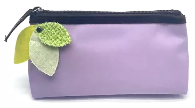 NEW Mary Kay Purple Cosmetic Makeup Travel Bag Floral Flower Leaf Lavender Lilac • $9.88