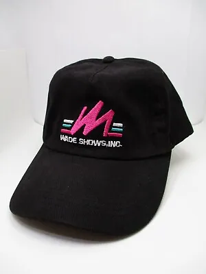 WADE SHOWS Carnival Fair Cap / Hat Employee Black Adjustable County • $7.99