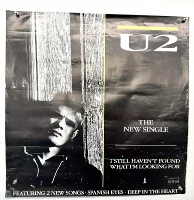 U2 Bono Poster The Edge Island Promo Still Haven’t Found What I’m Looking 1987 • $105.68