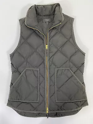 J. Crew Women's Excursion Quilted Down Vest In Black Size XS • $21.95