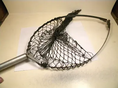 Vintage Collapsible Folding Metal Fishing Net • $9.99