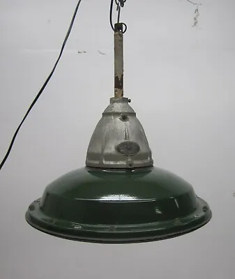 Vtg Benjamin Vapor Seal Explosion Proof Ceiling Light Porcelain Shade Industrial • $254.96