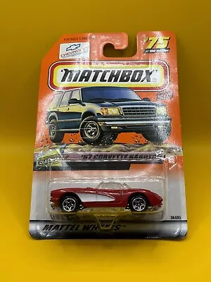 1999 Classics Mattel Wheels Matchbox '57 Corvette Hardtop #75 NIB 36485 • $2.99