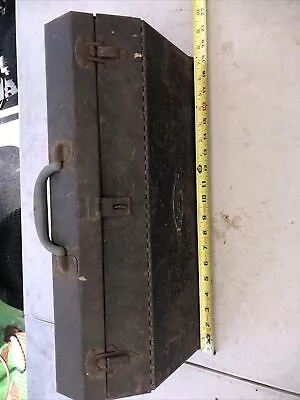 Vintage CRAFTSMAN Mechanics Tool Box Tombstone Coffin With Tray And Logo Plate • $19.99