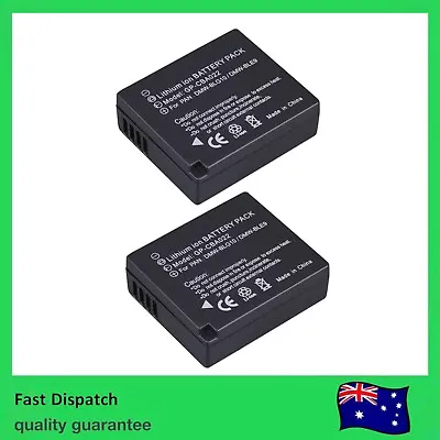 2xBLE9 BLE9E F4 Panasonic Lumix DMC GF6 GX7 GF3 Battery DMW-BLG10 BLG10E BLG10PP • $25.90