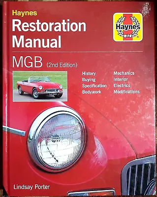 Haynes MGB Restorationr Manual By Lindsay Porter • $29.95