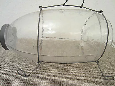 Vintage Fisherman's Glass Bait Trap / Carrier • $99.20