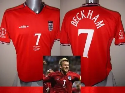 England David Beckham Shirt Jersey Football Soccer XL 2002 Away World Cup • £74.99