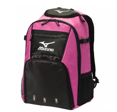 Mizuno Organizer G4 Batpack Softball Baseball Backpack Pink And Black • $32.99