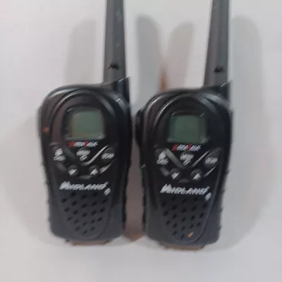 Midland X-Tra Talk LXT340 Black Digital Display 22-Channel 18-Mile Walkie Talkie • $16.95