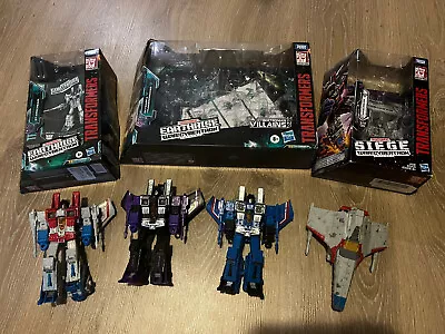 Transformers Starscream Thundercracker Skywarp Earthrise Villains Seeker Seekers • $147.79