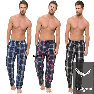 Mens Pyjamas Pants Bottoms Lounge Trousers Nightwear Pjs WOVEN CHECKS S TO XXXXL • £9.95