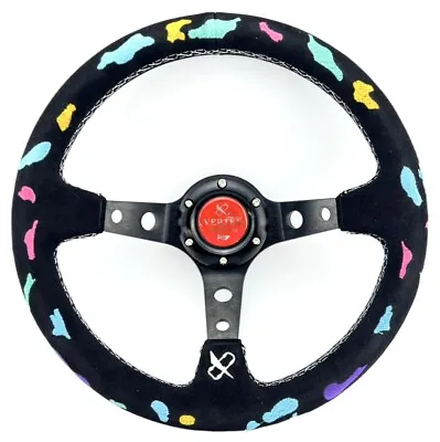 330mm Leopard Steering Wheel - Fit 6 Hole Hub Like Vertex Nardi Momo NRG • $125.91