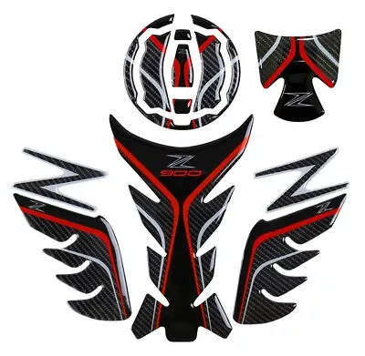 Tank Pad Set For Kawasaki Z 900 17-23 Tank Sticker TPS Red • £63.92