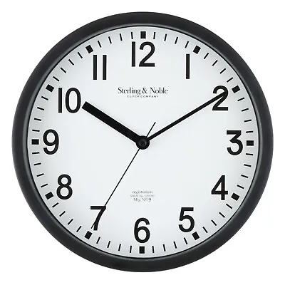 8.78  Analog Wall Clock Large Modern Home Office Mirror Surface Decor - USA • $7.20