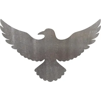 Flying Raven Steel Cut Out Metal Art Decoration • $7.99