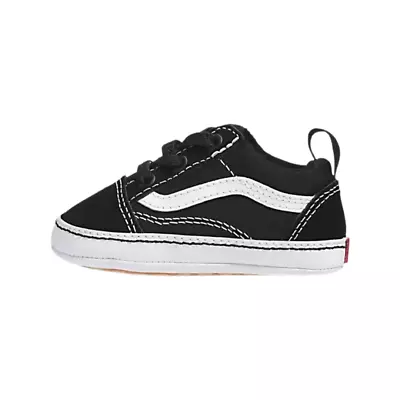 Vans Old Skool Crib Bootie Black White • $59.99