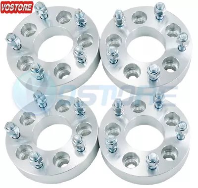 4PC 1.25'' 5x4.5 To 5x5 Wheel Spacers Adapters For Jeep Wrangler Ford Mustang • $72.50