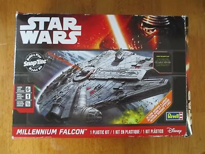 Star Wars Millenium Falcon Snap Tite Model Kit W/ Action Sounds + Lights • $32