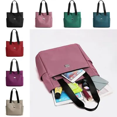 For Work Tote Bags Lightweight Waterproof Shoulder Bag Large Capacity Handbag • £9.38