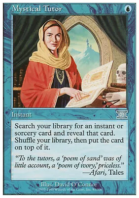 Magic The Gathering MTG Mystical Tutor (83) Sixth Edition   LP • $8.95