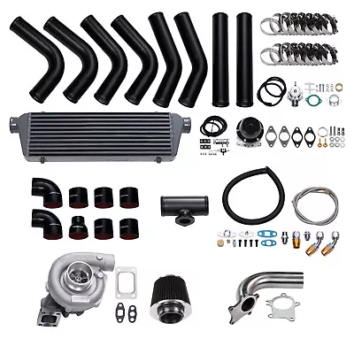 T3 T4 Turbo Kit + Intercooler + Piping+ Wastegate For BMW E36 E46 328i 325I • $635