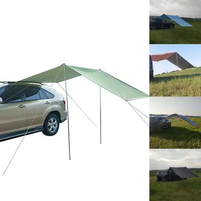 Large Car Side Awning Rooftop Tent Sun SUV Shade CampingOutdoorTravel Sunshade • $104.84