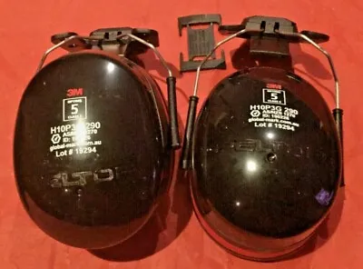 3M PELTOR H10P3G290 Hard Hat Attached Earmuff (4 Pairs Of Earmuffs ) • $90