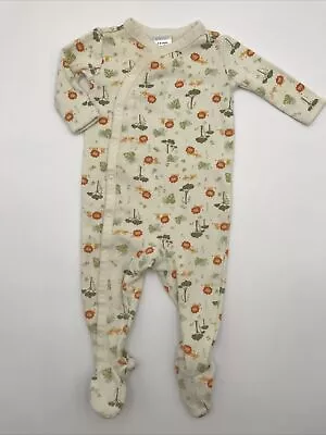 Gymboree 2007 Baby Boy 3-6 Months Jungle Safari Sleeper Lions 1 Piece Footed PJs • $12.99