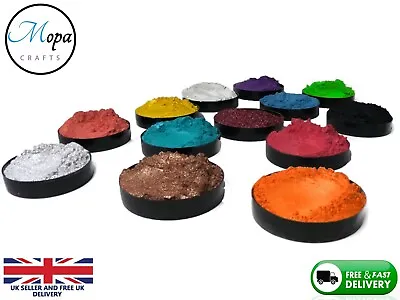 Premium Pearl Shimmer Mica Metallic Epoxy Resin Pigment Powder Dye Art&Craft • £3.75